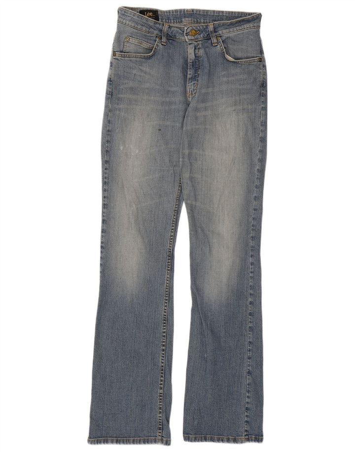 Lee Womens Cameron Bootcut Jeans W28 L33 Blue Cotton