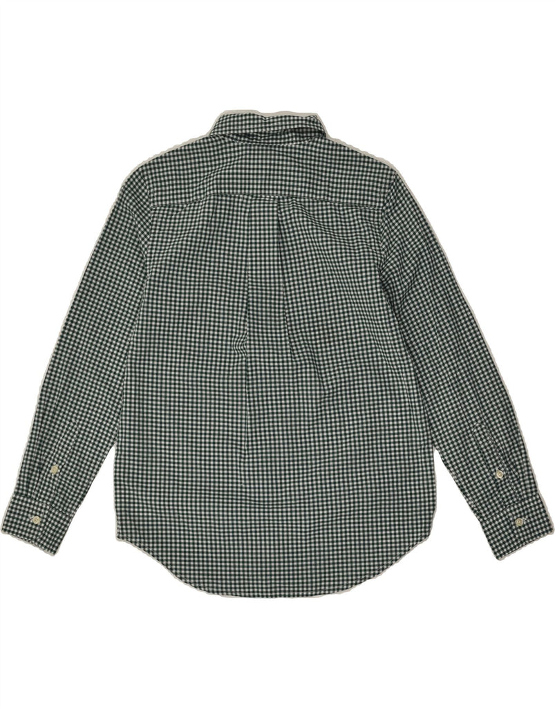 RALPH LAUREN Boys Shirt 10-11 Years Medium Green Gingham Cotton | Vintage Ralph Lauren | Thrift | Second-Hand Ralph Lauren | Used Clothing | Messina Hembry 