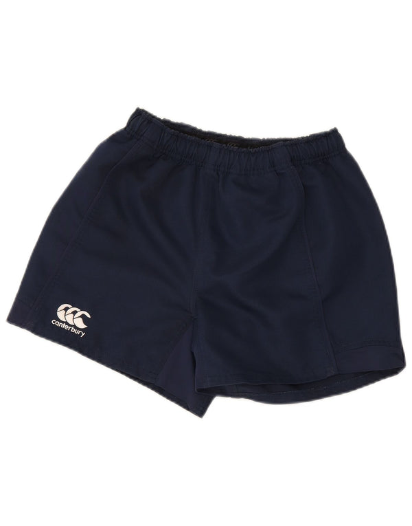 Canterbury Mens Sport Shorts Medium Navy Blue Polyester