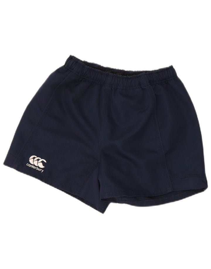 Canterbury Mens Sport Shorts Medium Navy Blue Polyester
