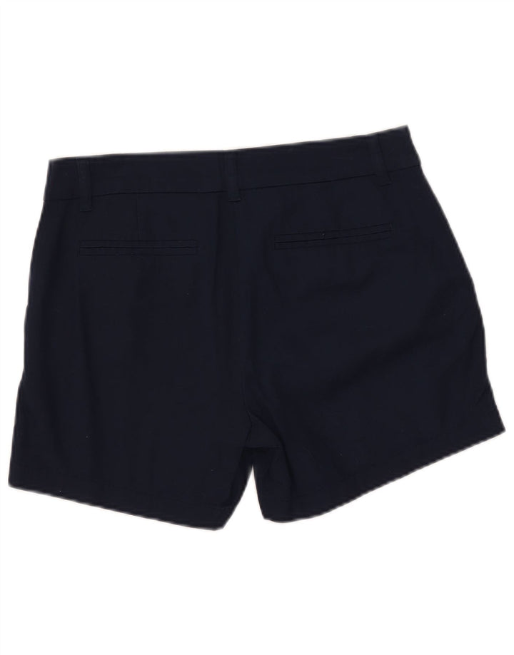 J. Crew Womens Chino Shorts US 6 Medium W30 Navy Blue Cotton