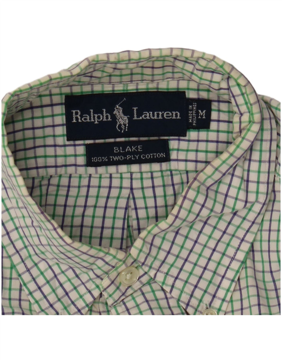 Ralph Lauren Mens Blake Short Sleeve Shirt Medium Multicoloured Check