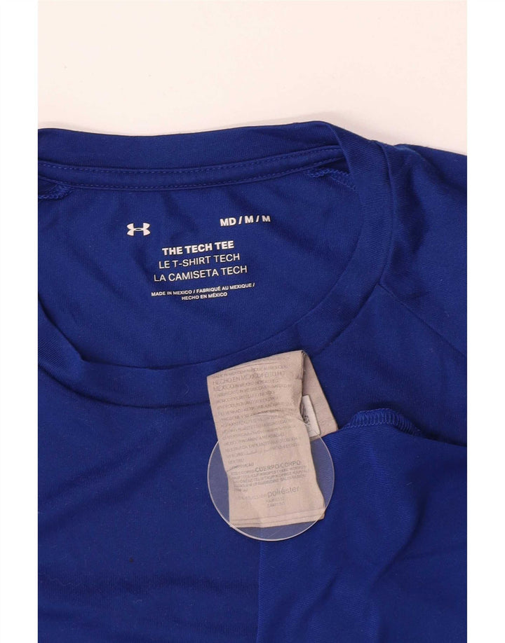 Under Armour Mens T-Shirt Top Medium Blue