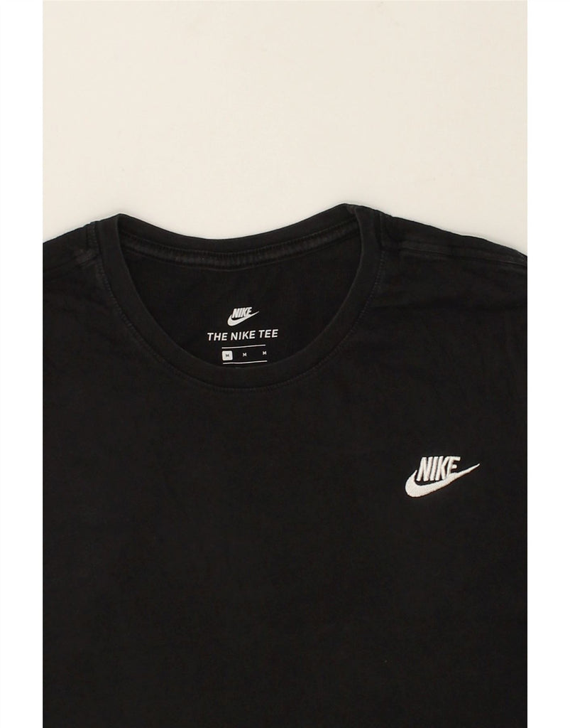 NIKE Mens T-Shirt Top Medium Black Cotton | Vintage Nike | Thrift | Second-Hand Nike | Used Clothing | Messina Hembry 