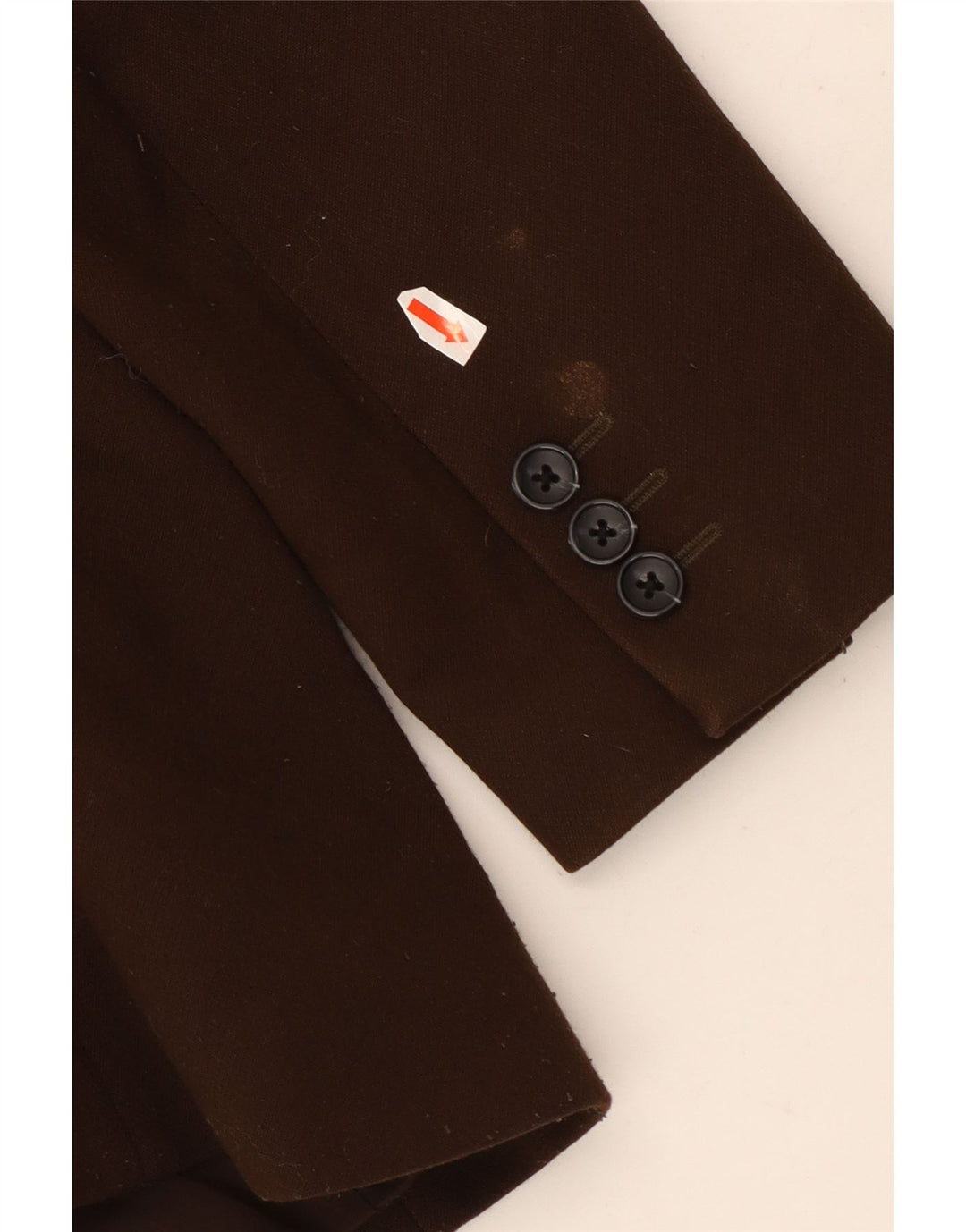 Marks & Spencer Womens Double Breasted Blazer Jacket UK 16 Large Brown