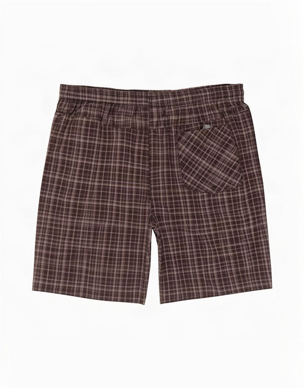 Adidas Mens Swimming Shorts XL Black Check Polyester