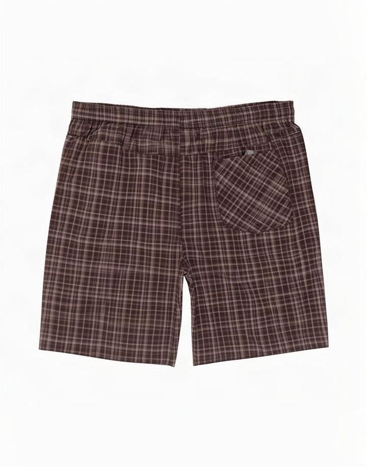 Adidas Mens Swimming Shorts XL Black Check Polyester