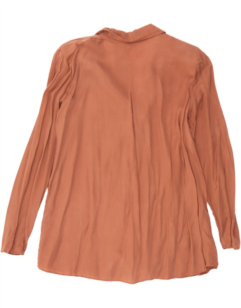 MASSIMO DUTTI Womens Shirt Blouse EU 42 Large Brown Vintage Massimo Dutti and Second-Hand Massimo Dutti from Messina Hembry 