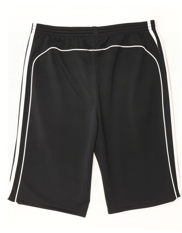 Adidas Boys Bermuda Sport Shorts 11-12 Years Black Polyester