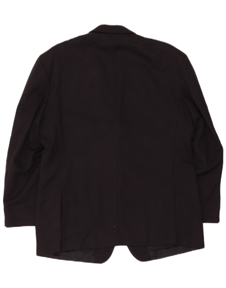 Marks & Spencer Mens St. Michael 2 Button Blazer Jacket UK 44 XL Black