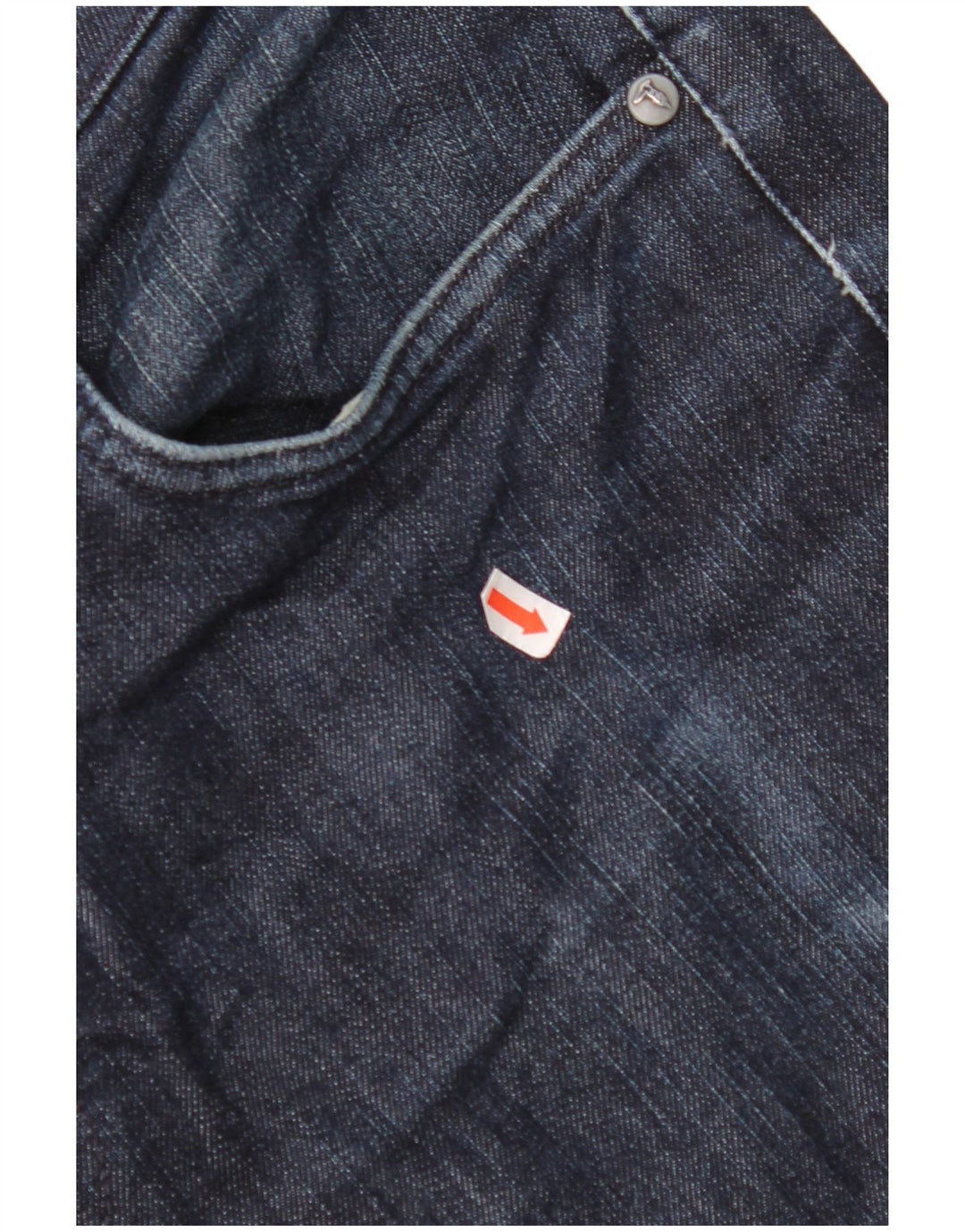 TRUSSARDI Mens Straight Jeans W33 L31 Navy Blue