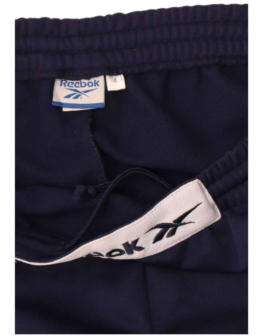 Reebok Mens Graphic Tracksuit Trousers Large  Navy Blue Polyester