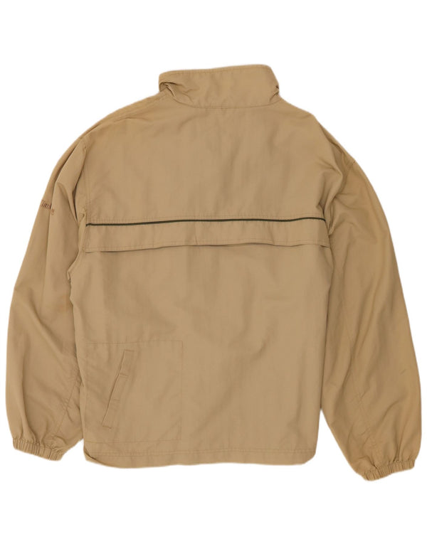 Timberland Mens Pullover Rain Jacket UK 40 Large Beige Nylon