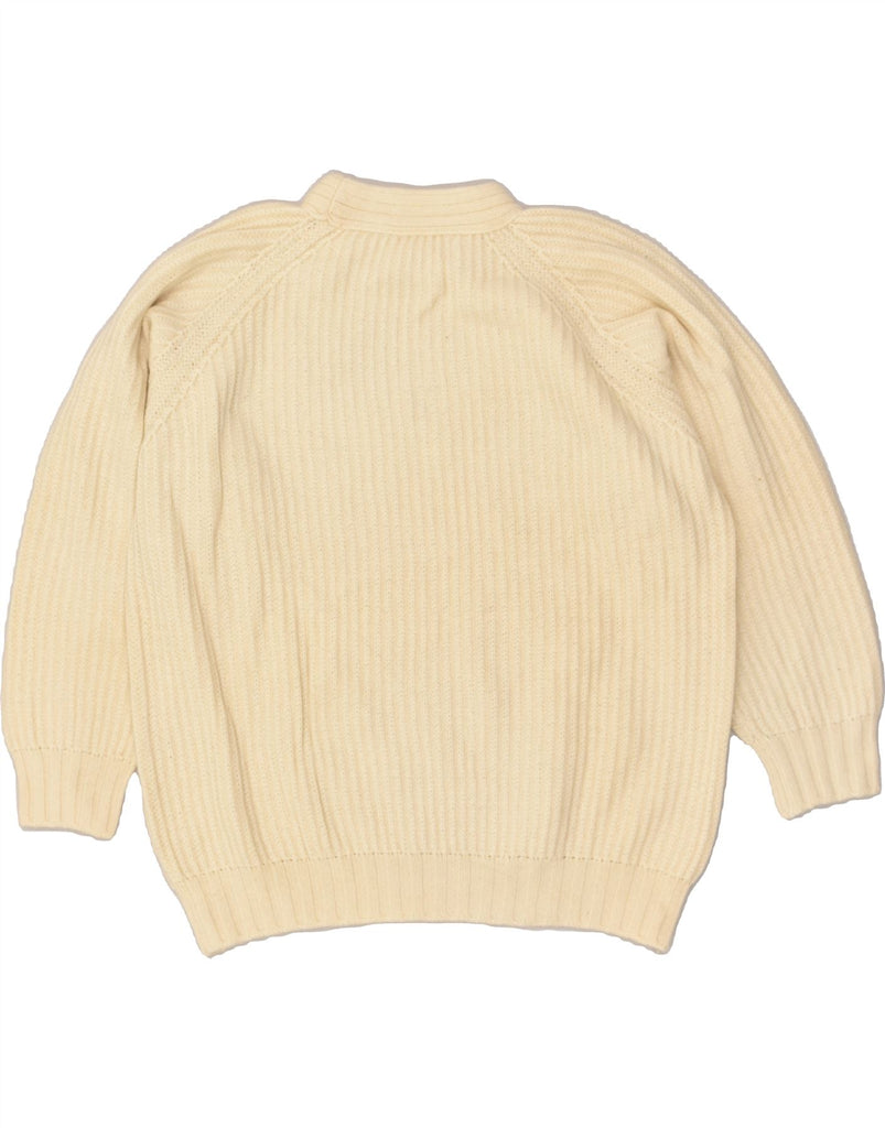 VINTAGE Womens Turtle Neck Jumper Sweater UK 18 XL Beige | Vintage Vintage | Thrift | Second-Hand Vintage | Used Clothing | Messina Hembry 