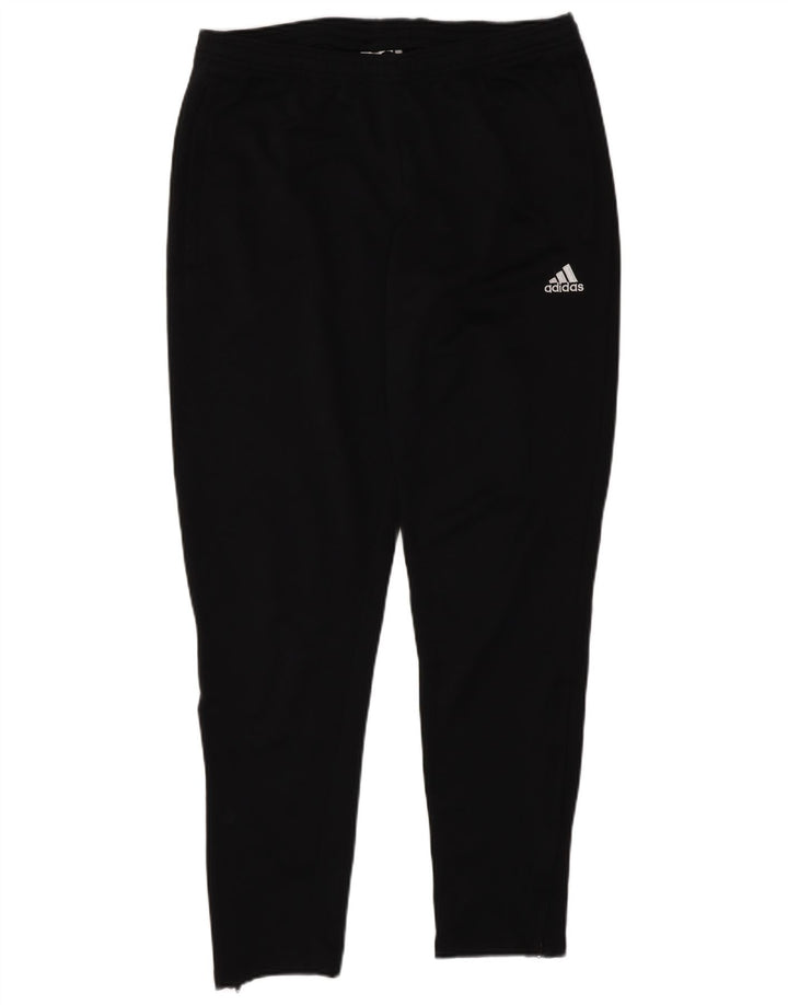 Adidas Womens Climalite Tracksuit Trousers UK 16/18 Large  Black Polyester