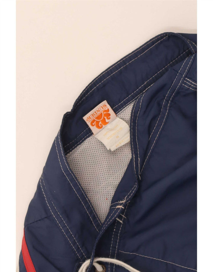 Sundek Mens Swimming Shorts Large Navy Blue Nylon