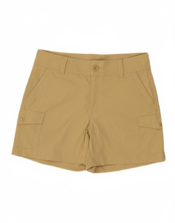 Eddie Bauer Womens Cargo Shorts US 4 Small W30 Beige Nylon
