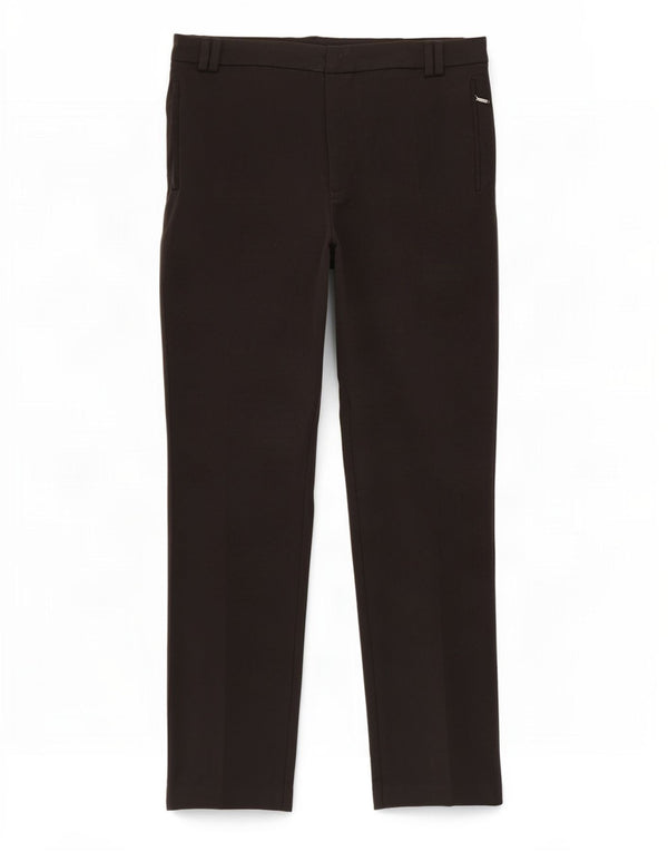 Marks & Spencer Womens Straight Casual Trousers UK 16 Large W32 L30 Black