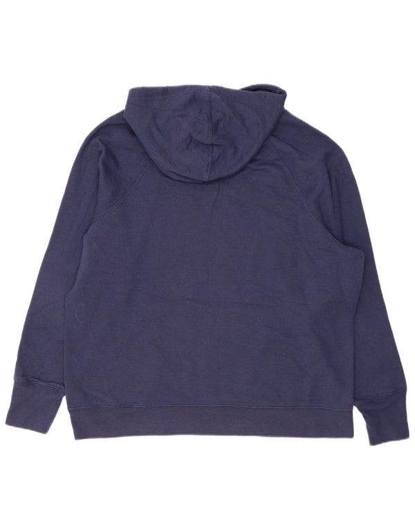 Champion Mens Graphic Hoodie Jumper XL Navy Blue
