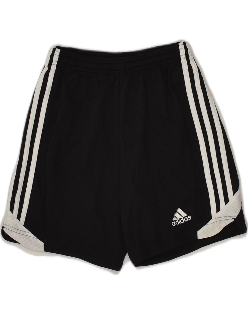 ADIDAS Boys Clima 365 Sport Shorts 11-12 Years Black Polyester | Vintage Adidas | Thrift | Second-Hand Adidas | Used Clothing | Messina Hembry 