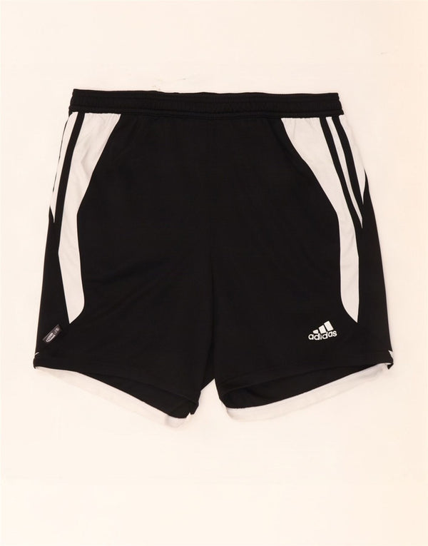 Adidas Mens Climalite Sport Shorts Medium Black Colourblock Polyester