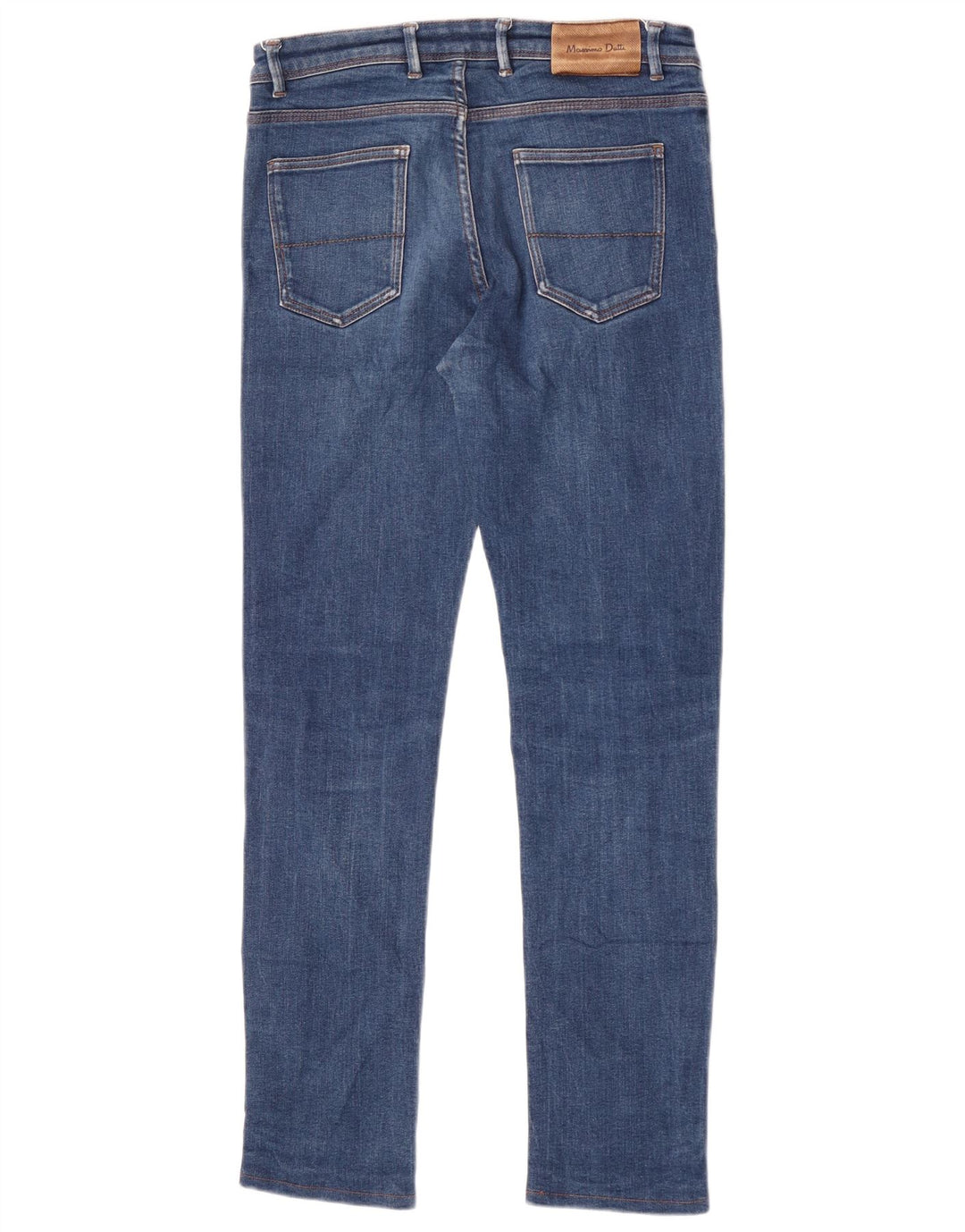 Massimo Dutti Mens Slim Jeans EU 40 Medium W31 L30 Blue Cotton