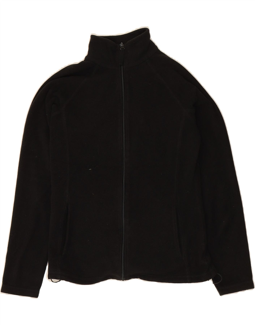 MOUNTAIN WAREHOUSE Womens Fleece Jacket UK 12 Medium  Black Polyester Vintage Mountain Warehouse and Second-Hand Mountain Warehouse from Messina Hembry 