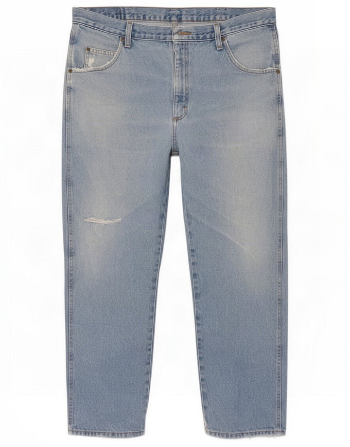 Wrangler Mens Straight Jeans W36 L29 Blue