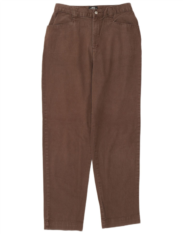 Lee Womens Tapered Casual Trousers W28 L29 Brown