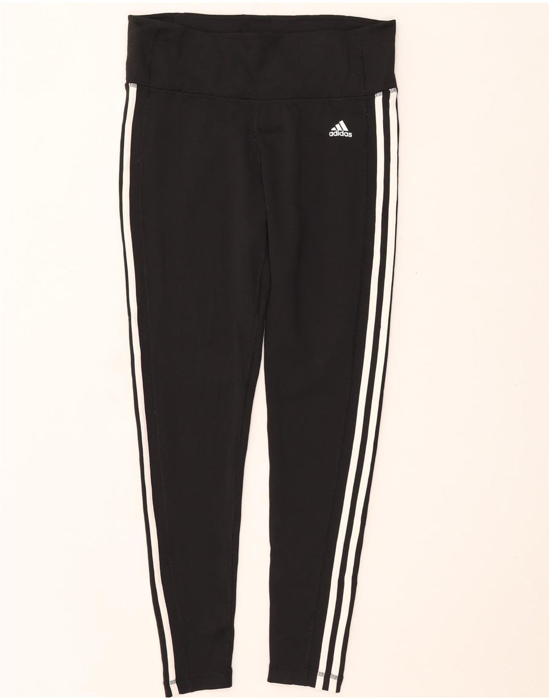 Adidas Womens Climalite Leggings UK 16/18 Large Black Polyester
