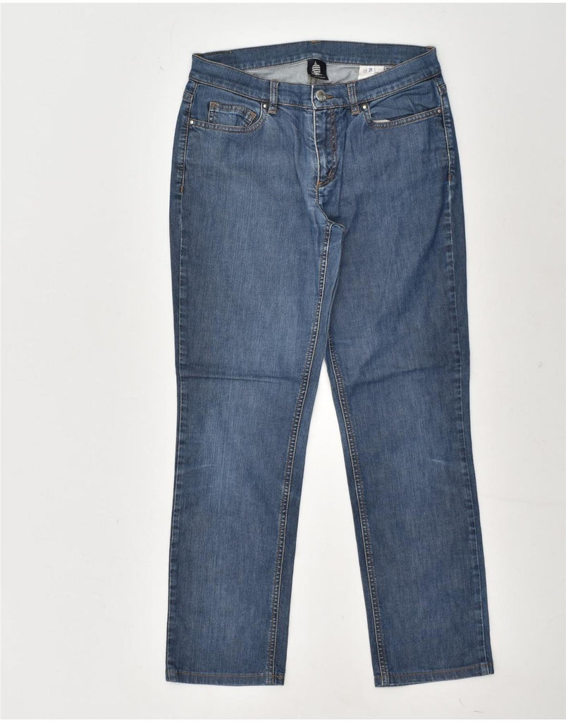 MARINA YACHTING Womens Straight Jeans W28 L26  Blue Cotton | Vintage Marina Yachting | Thrift | Second-Hand Marina Yachting | Used Clothing | Messina Hembry 