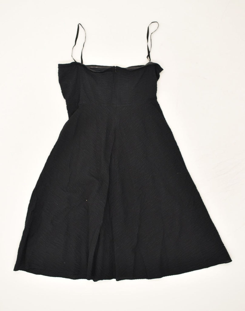 J. CREW Womens Sleeveless Empire Dress UK 4 XS Black | Vintage J. Crew | Thrift | Second-Hand J. Crew | Used Clothing | Messina Hembry 