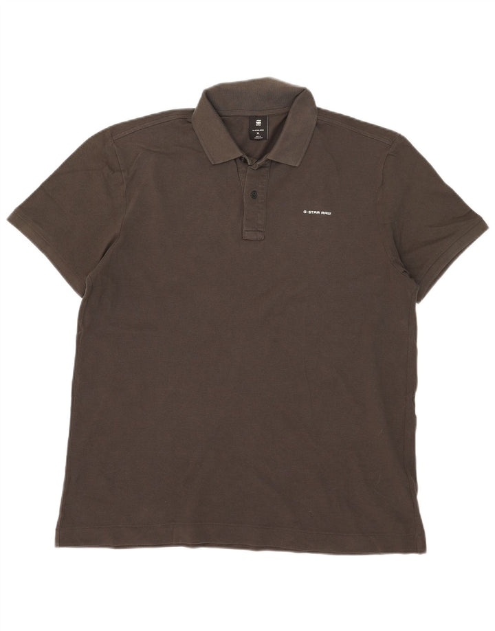 G-Star Mens Raw Polo Shirt XL Khaki Cotton
