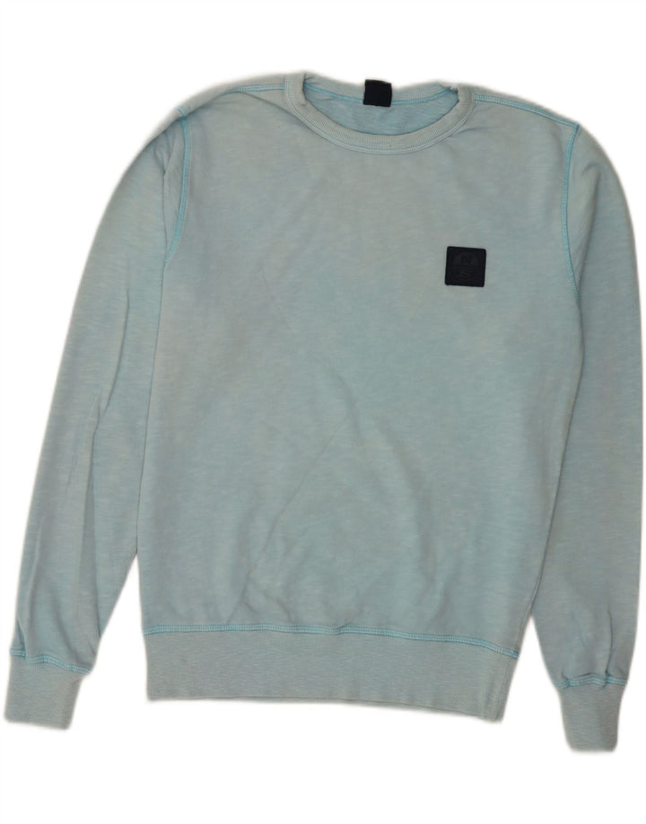 North Sails Mens Sweatshirt Jumper Small Blue Cotton