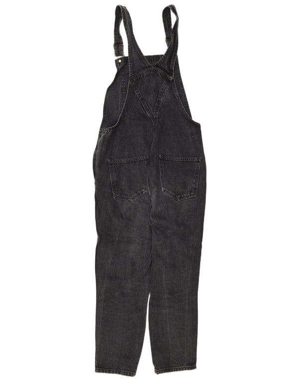 Topshop Womens Dungarees Slim Jeans UK 8 Small W27 L26 Grey Cotton