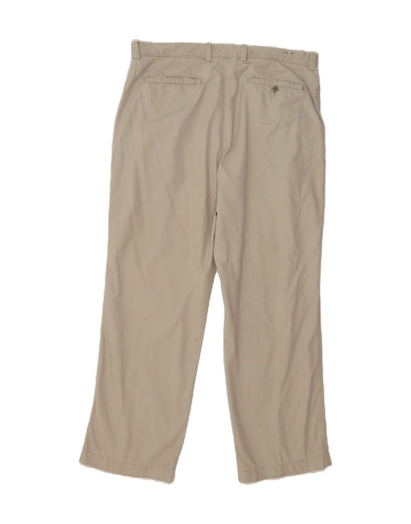 J. CREW Mens Straight Chino Trousers W36 L30 Beige Cotton Vintage J. Crew and Second-Hand J. Crew from Messina Hembry 
