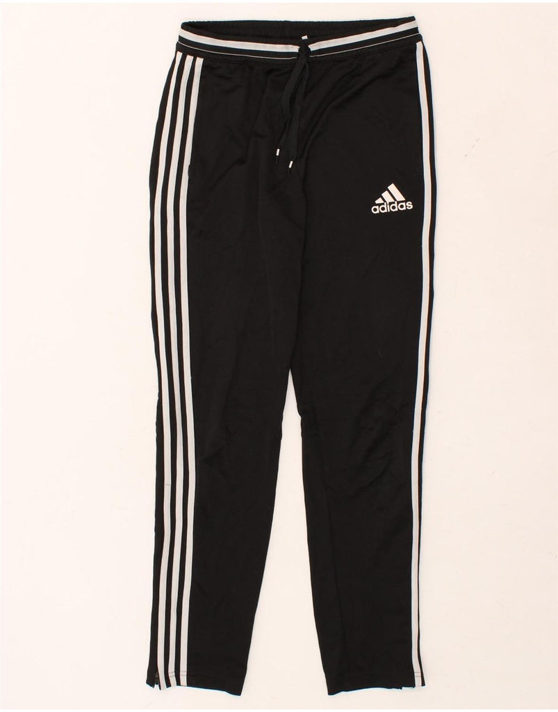 ADIDAS Boys Climacool Tracksuit Trousers 13-14 Years Black Polyester | Vintage Adidas | Thrift | Second-Hand Adidas | Used Clothing | Messina Hembry 