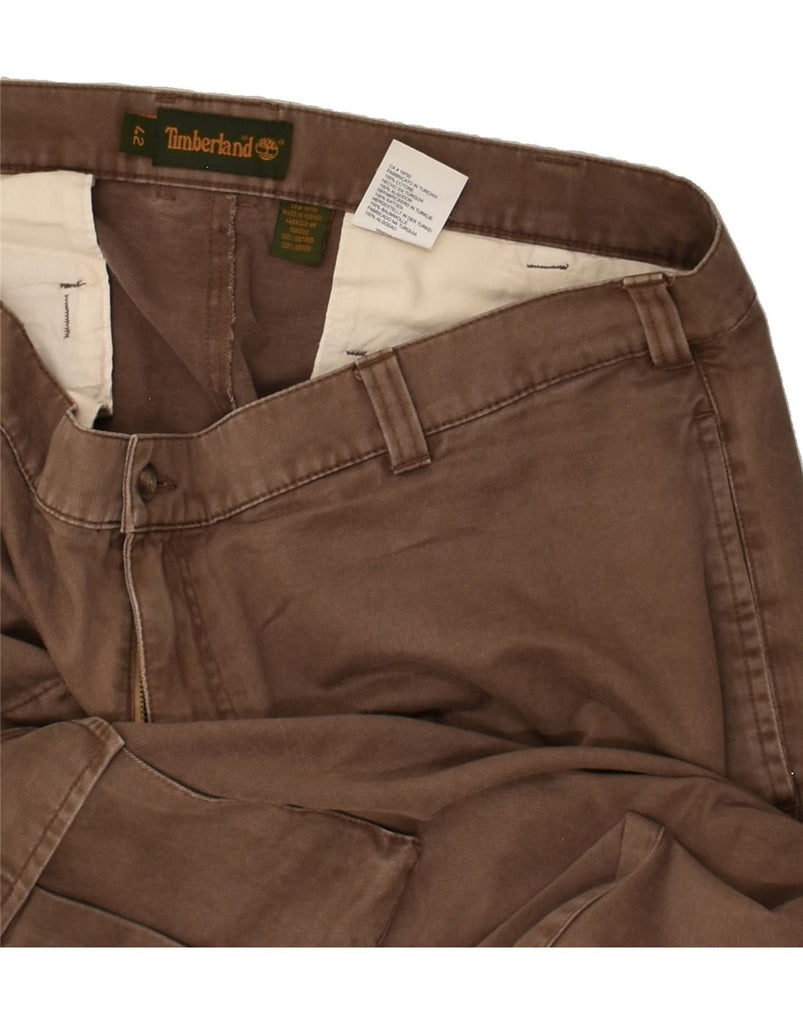 TIMBERLAND Mens Straight Cargo Trousers W42 L28  Brown Cotton | Vintage Timberland | Thrift | Second-Hand Timberland | Used Clothing | Messina Hembry 