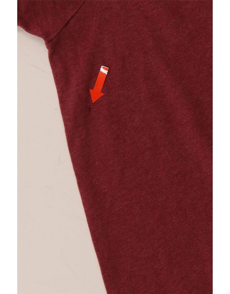 SUPERDRY Mens T-Shirt Top 2XL Maroon Cotton Vintage Superdry and Second-Hand Superdry from Messina Hembry 
