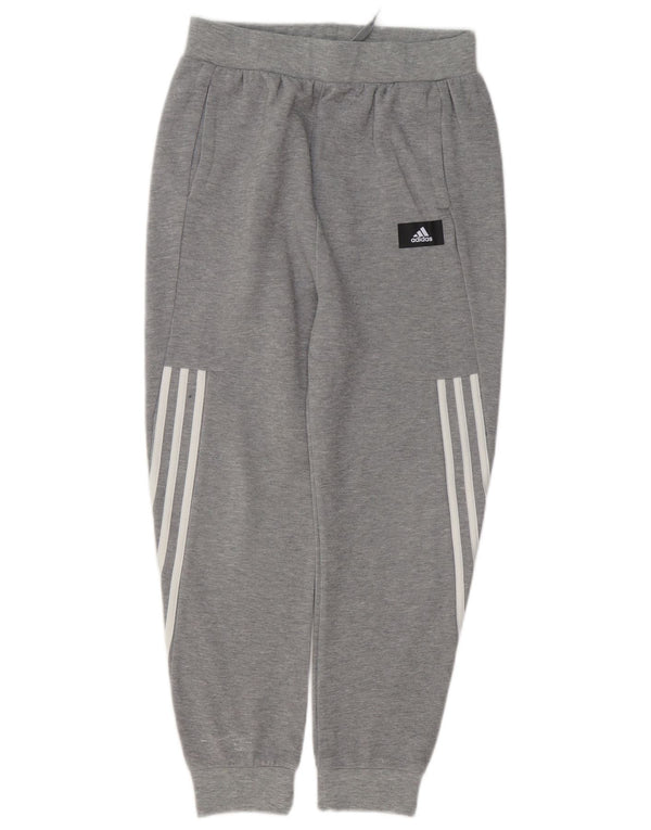 Adidas Boys Tracksuit Trousers Joggers 13-14 Years Grey