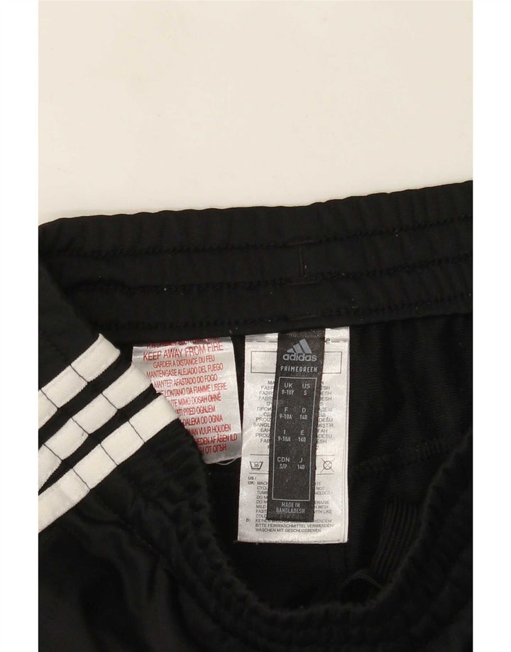 Adidas Boys Tracksuit Trousers 9-10 Years Black Polyester