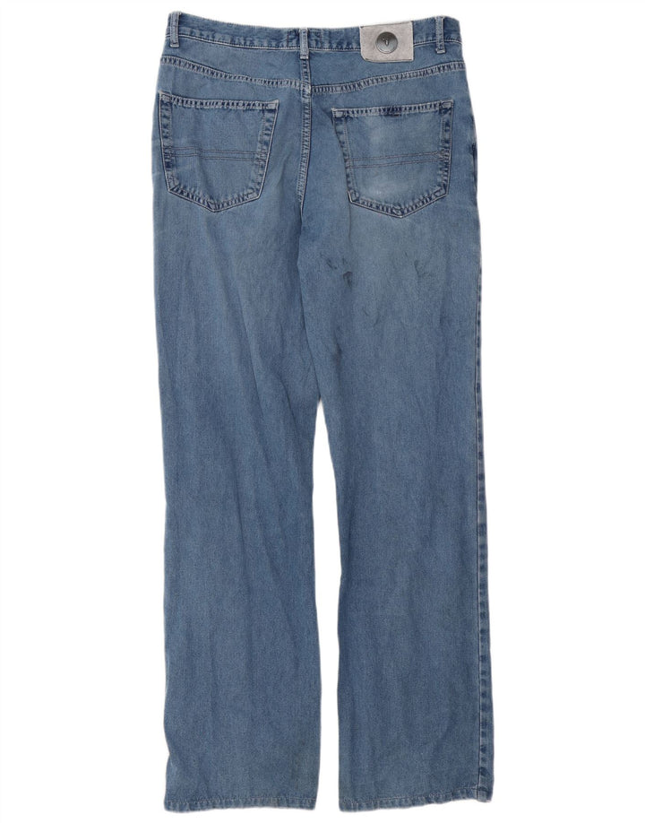 Trussardi Mens Straight Jeans W34 L32 Blue