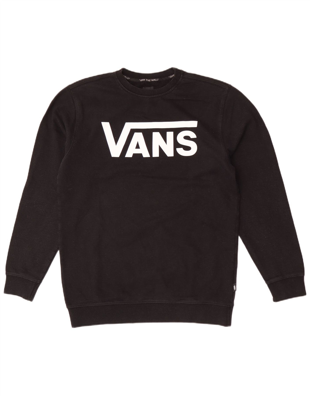 Vans Mens Graphic Sweatshirt Jumper Large Black Cotton