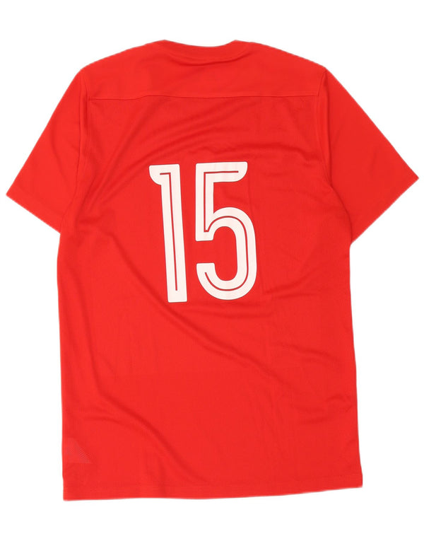 Nike Mens Dri Fit Graphic T-Shirt Top Large Red Polyester