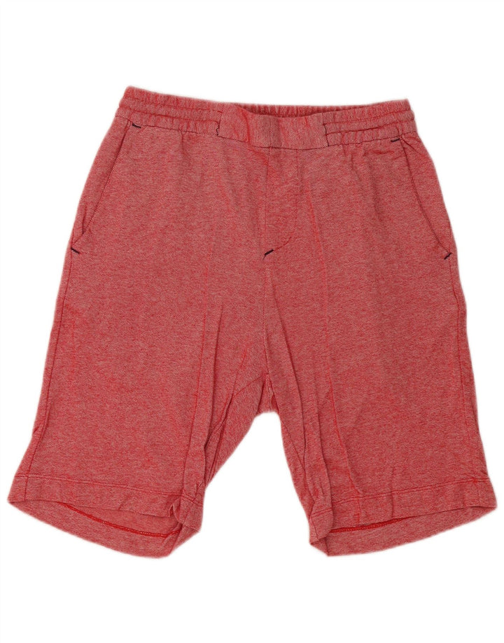 Zara Mens Sport Shorts Small Red Flecked