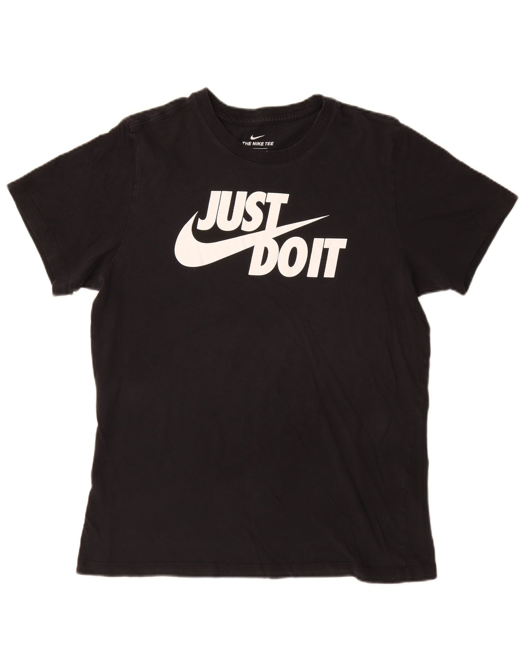Nike Mens Graphic T-Shirt Top Large Black Cotton