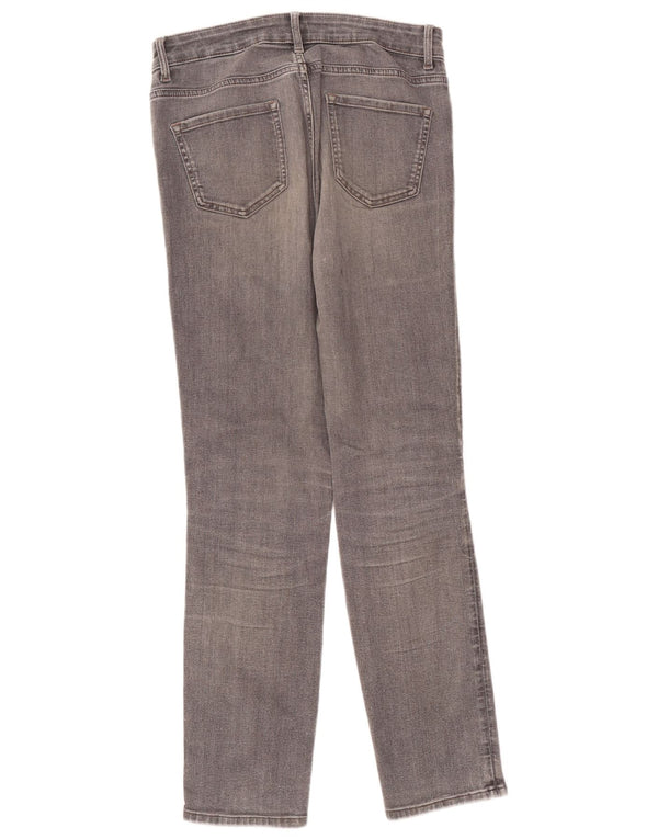 Marks & Spencer Womens The Lily Slim Jeans UK 10 Small W28 L29 Grey Cotton