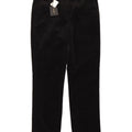 Massimo Dutti Womens Straight Corduroy Trousers EU 40 Medium W30 L30 Black
