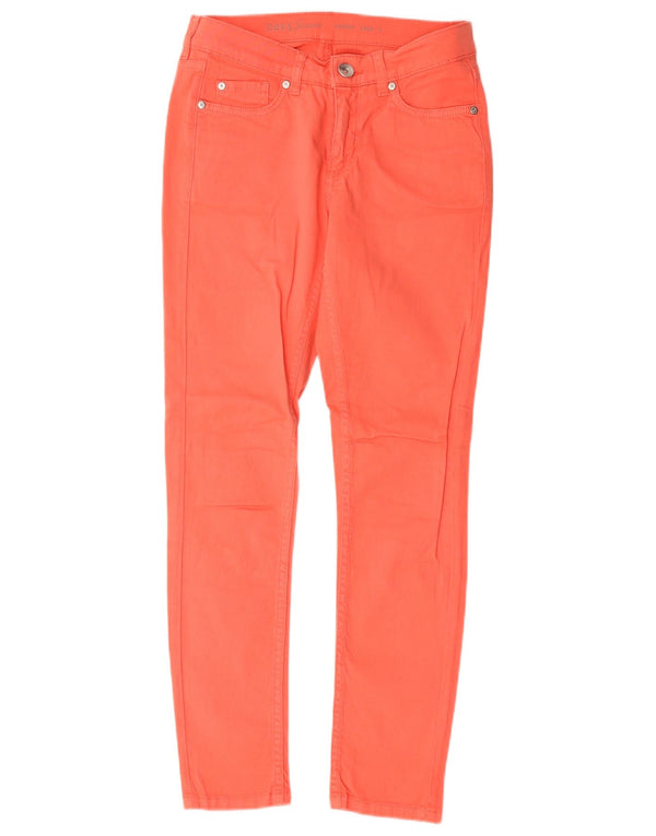 Oasis Womens Cherry Cropped Jeans UK 8 Small W28 L28 Pink Cotton