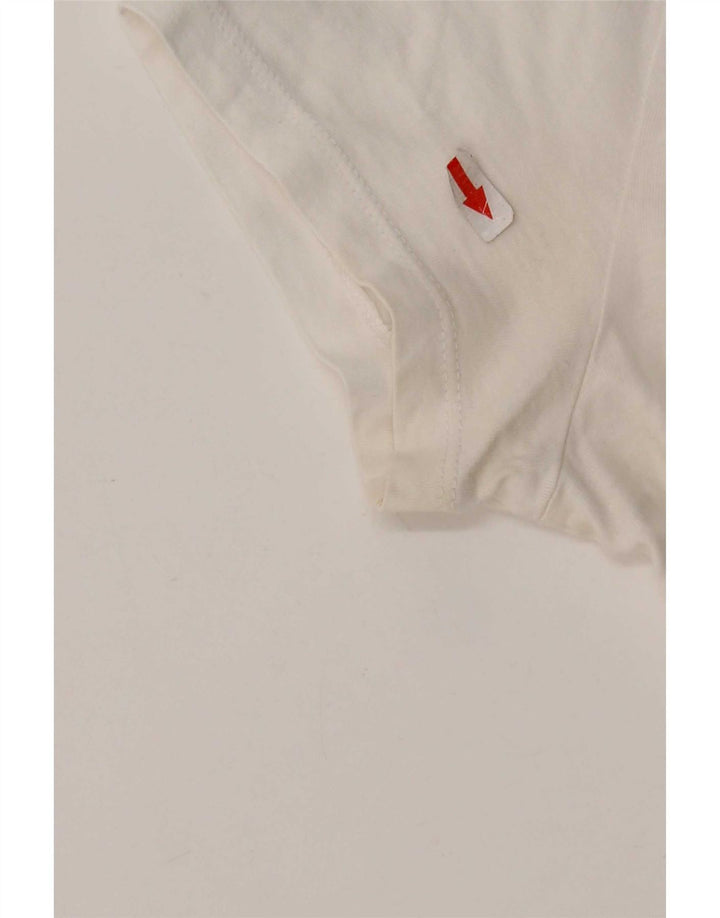 Levi's Womens T-Shirt Top UK 10 Small White Cotton